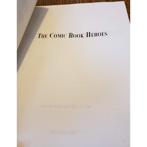 The Comic Book Heroes Will Jacobs Gerard Jones Paperback - Picture 3 of 7